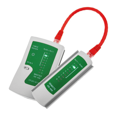A-Grade Networking Cable Tester With BNC Test (Battery Included)