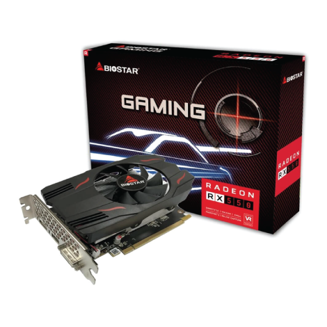BIOSTAR RX550 2GB DDR5 GRAPHICS CARD