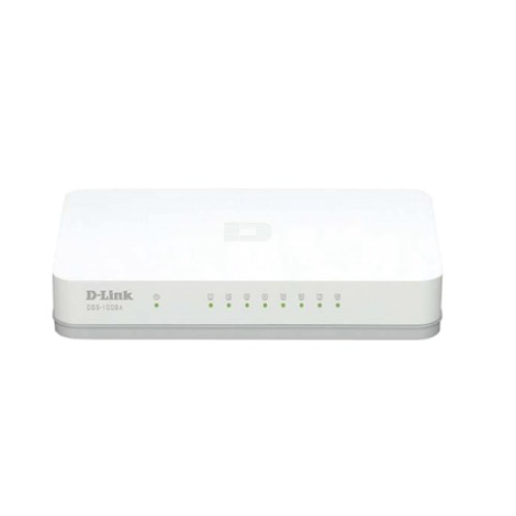 D-LINK DES-1008C 8-PORT 10/100 MBPS UNMANAGED NETWORK SWITCH
