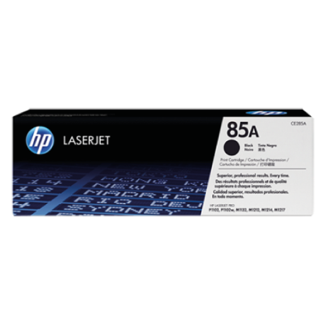 HP 85A Black Original LaserJet Toner Cartridge (For LJP1102, M1132, M1212)