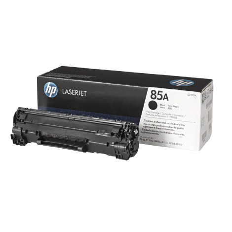 HP 85A Black Original LaserJet Toner Cartridge (For LJP1102, M1132, M1212)
