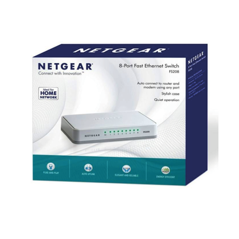 Netgear FS208V2 8 Port 10/100 Unmanage Switch
