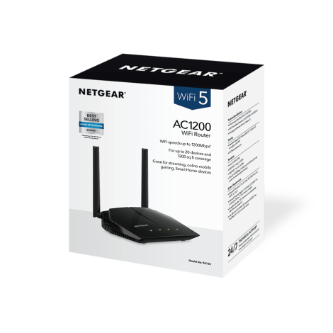 Netgear R6120 Wireless AC1200 Mbps Dual Band Gaming Router