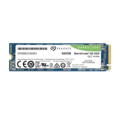 Seagate BarraCuda Q5 PCIe NVMe 1.3 Gen3 500 GB Internal SSD