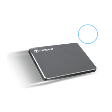 Transcend 2TB StoreJet 25C3N Portable Hard Disk Drive (HDD) Iron Gray