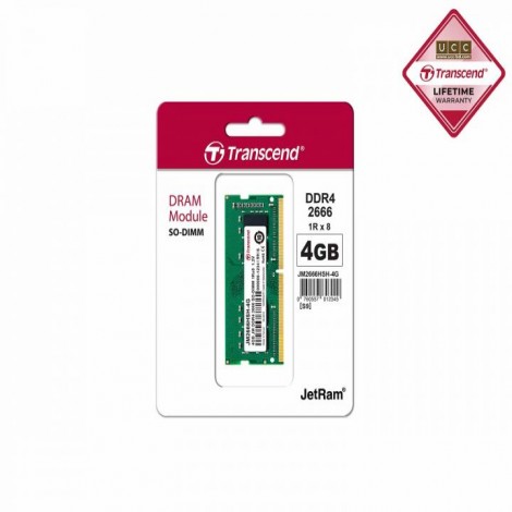Transcend JetRAM 4GB DDR4 2666 MHz SO-DIMM Laptop Ram