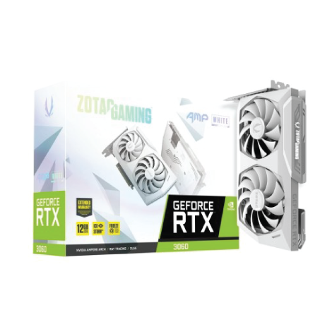 ZOTAC  RTX 3060 AMP White Edition 12GB Graphics Card